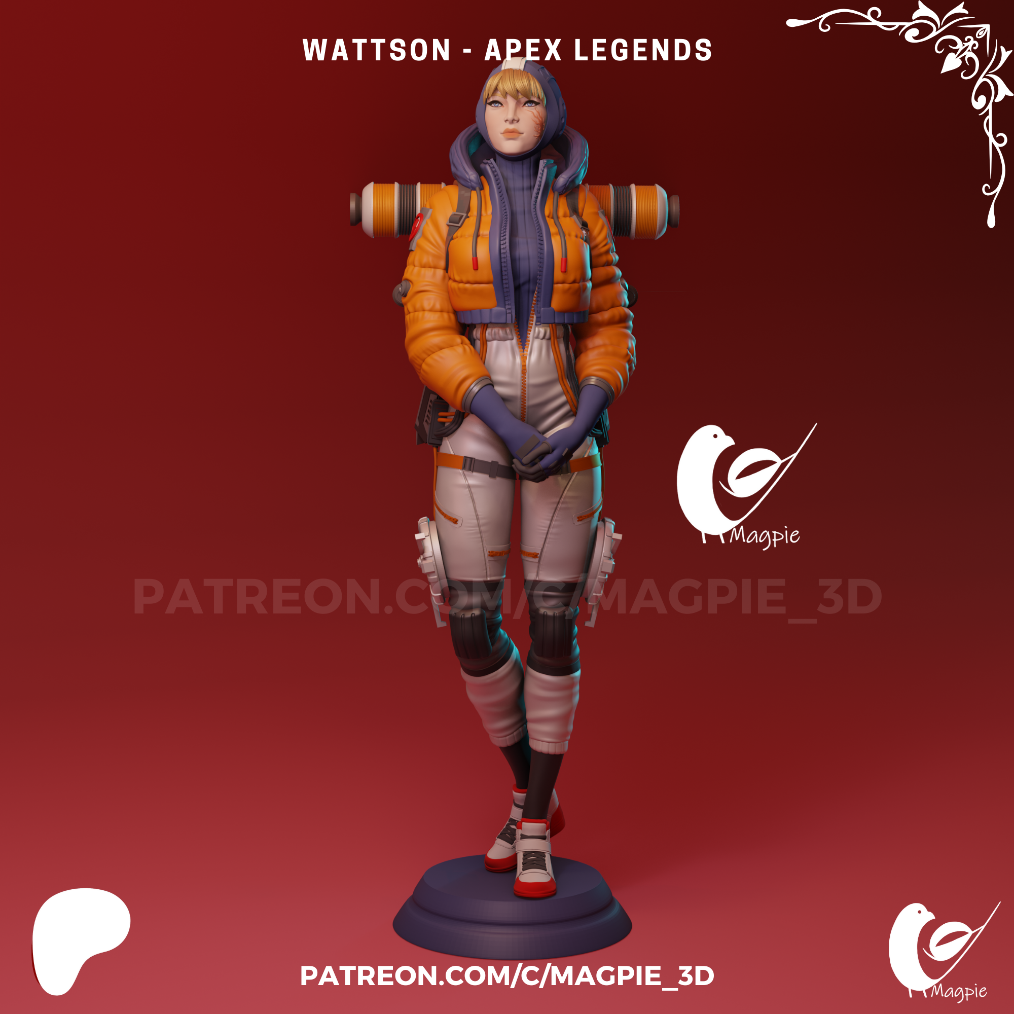 Wattson - Apex Legends Magpie_3d 05 